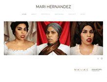 Tablet Screenshot of marihernandez.com